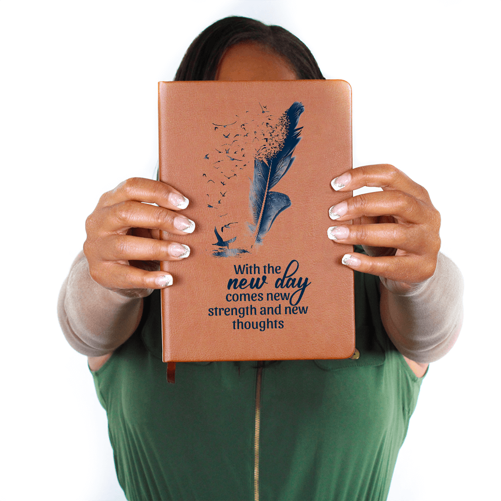 With the New Day Comes New Strength Inspirational Graphic Journal