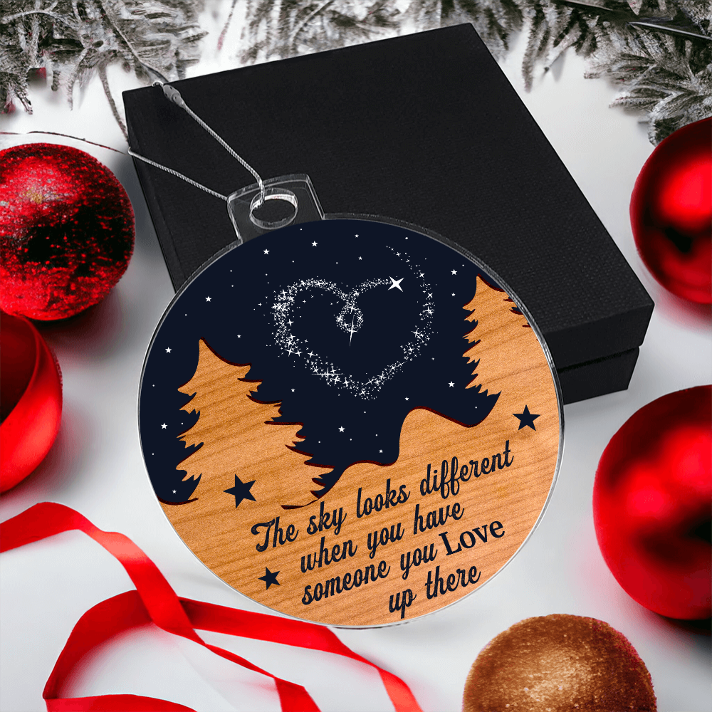 The Sky Looks Different – Memorial Keepsake Ornament