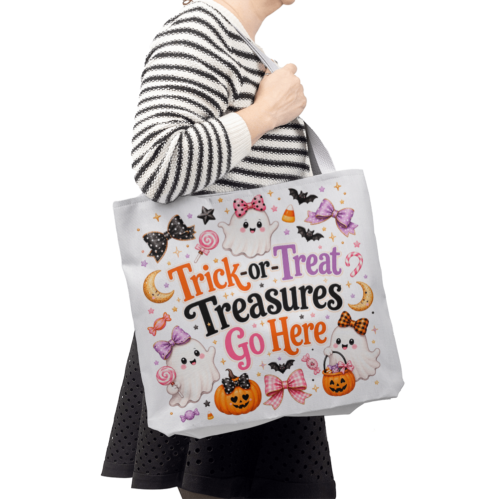 Personalized Little Boo on the Go Halloween Tote Bag