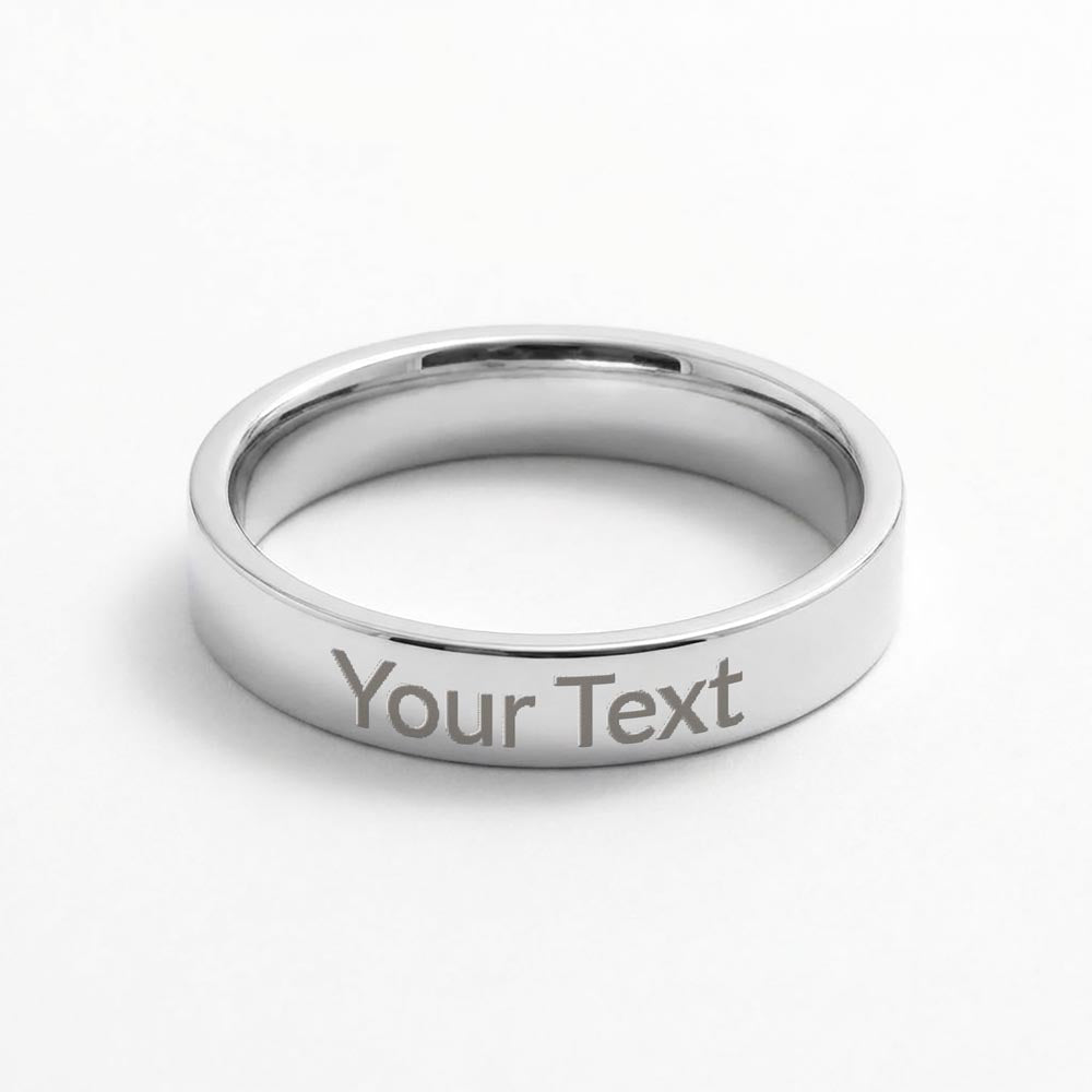 Personalized Engraved Women's Ring