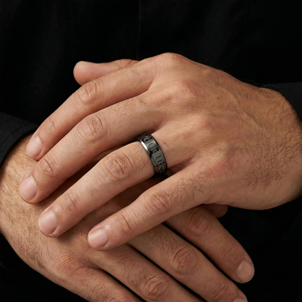 To My Husband – I'd Choose You All Over Again Personalized Engraved Ring