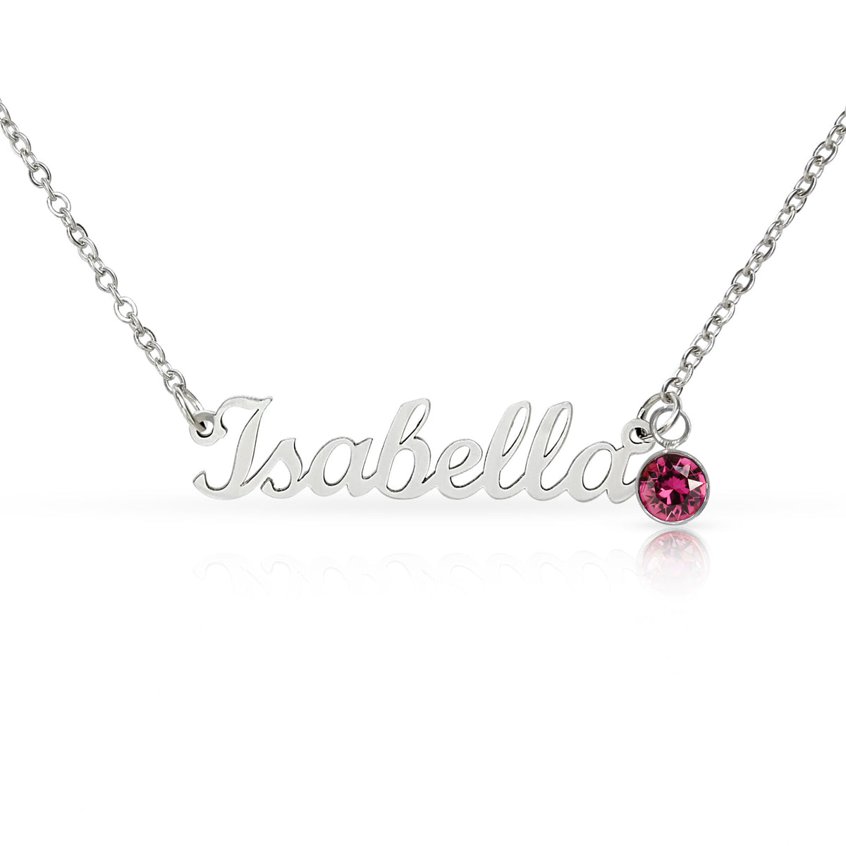 Custom Name & Birthstone Necklace
