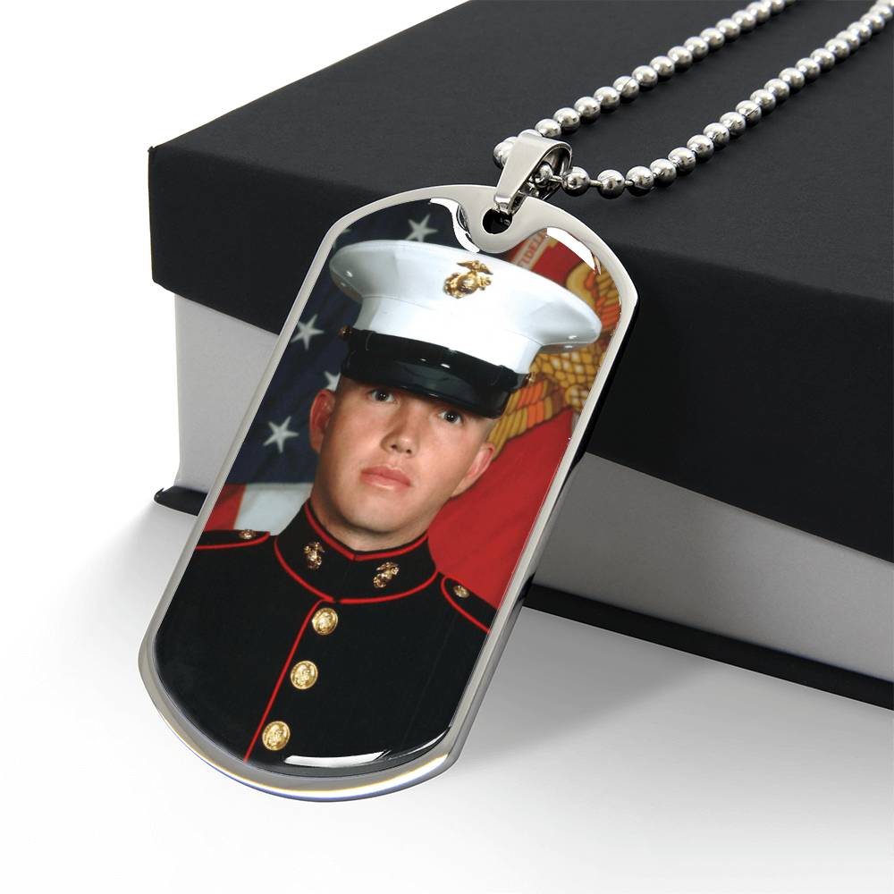Add Your Own Photo Dog tag Necklace