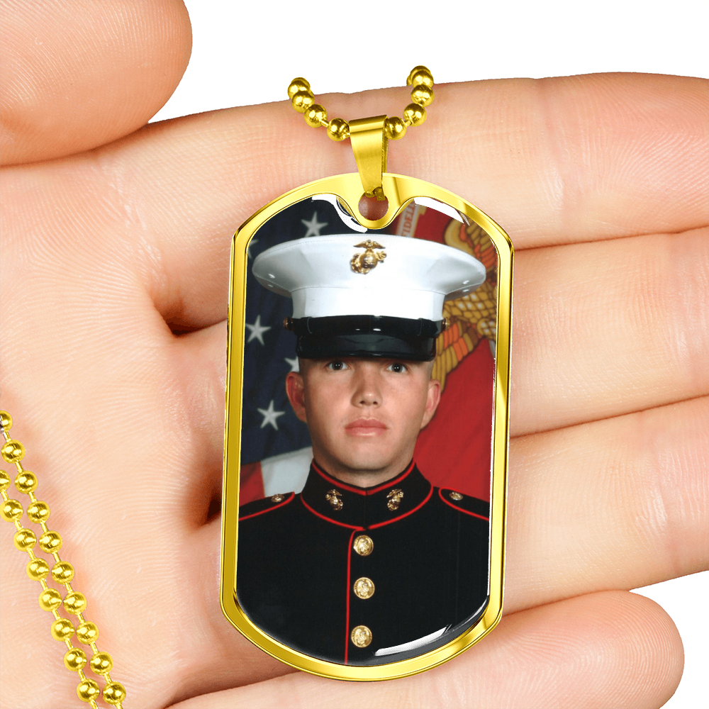 Add Your Own Photo Dog tag Necklace