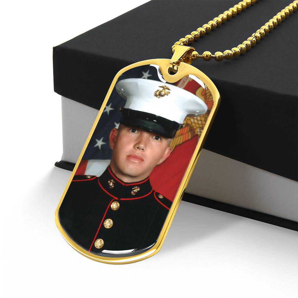 Add Your Own Photo Dog tag Necklace