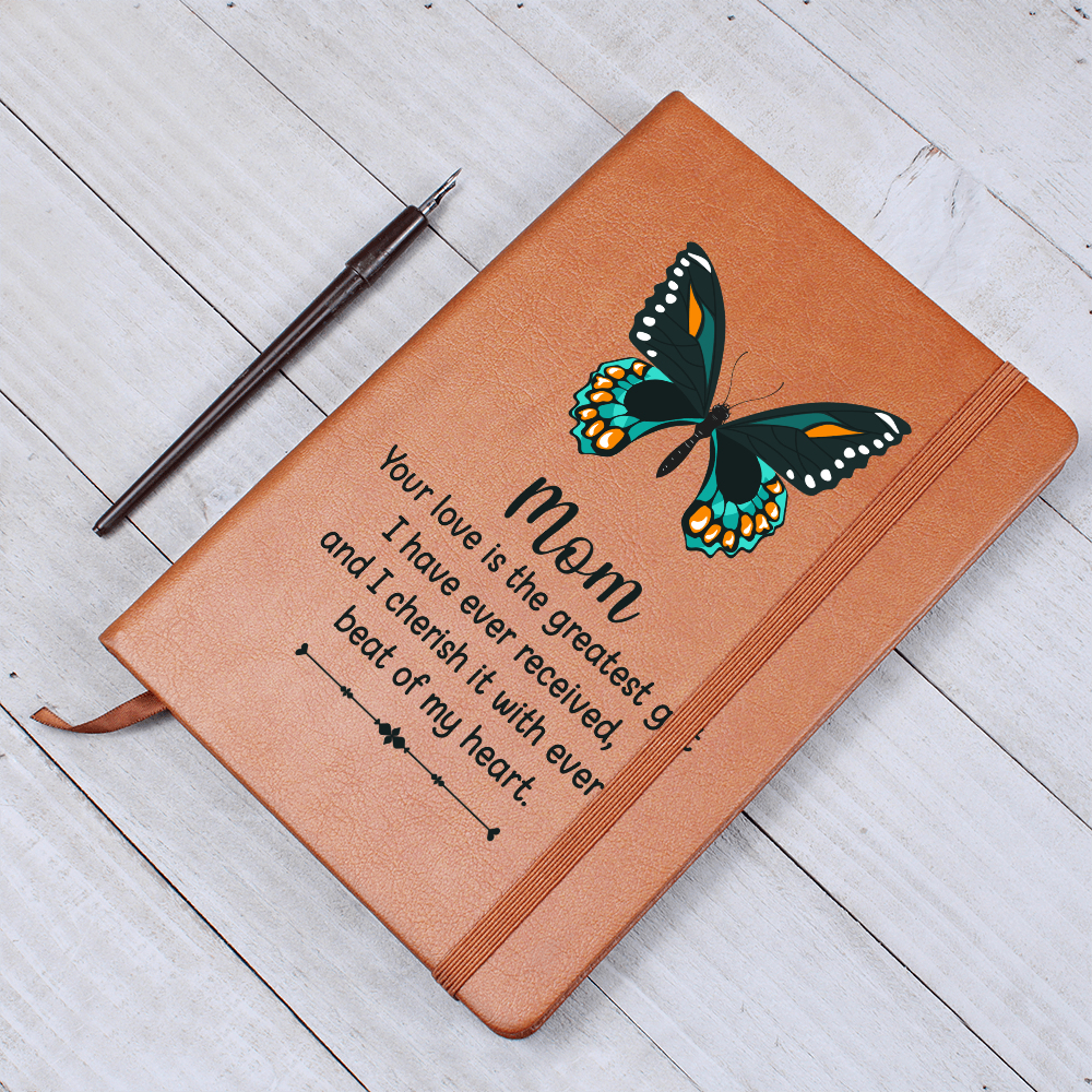 Mom, Your Love Is the Greatest Gift Butterfly Graphic Journal