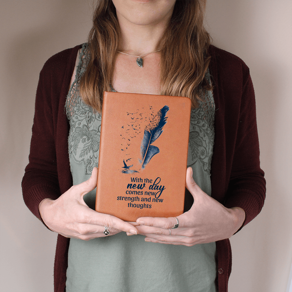 With the New Day Comes New Strength Inspirational Graphic Journal