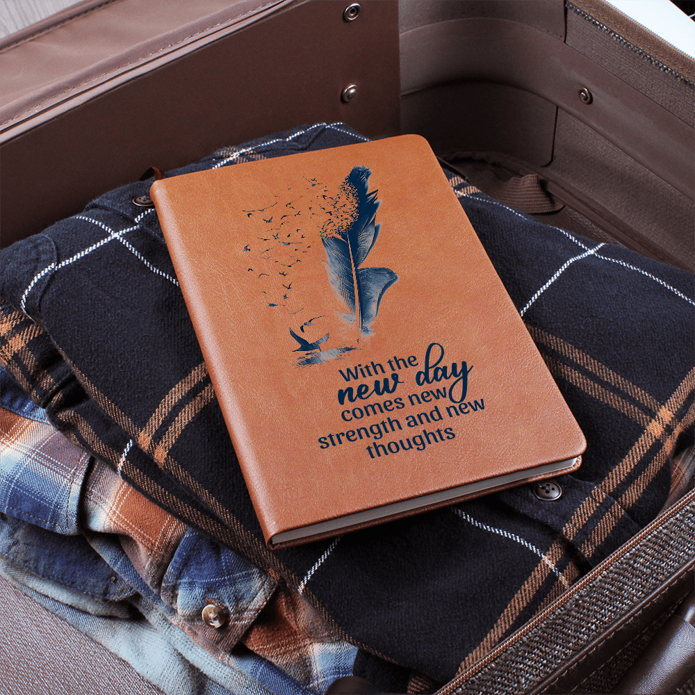 With the New Day Comes New Strength Inspirational Graphic Journal