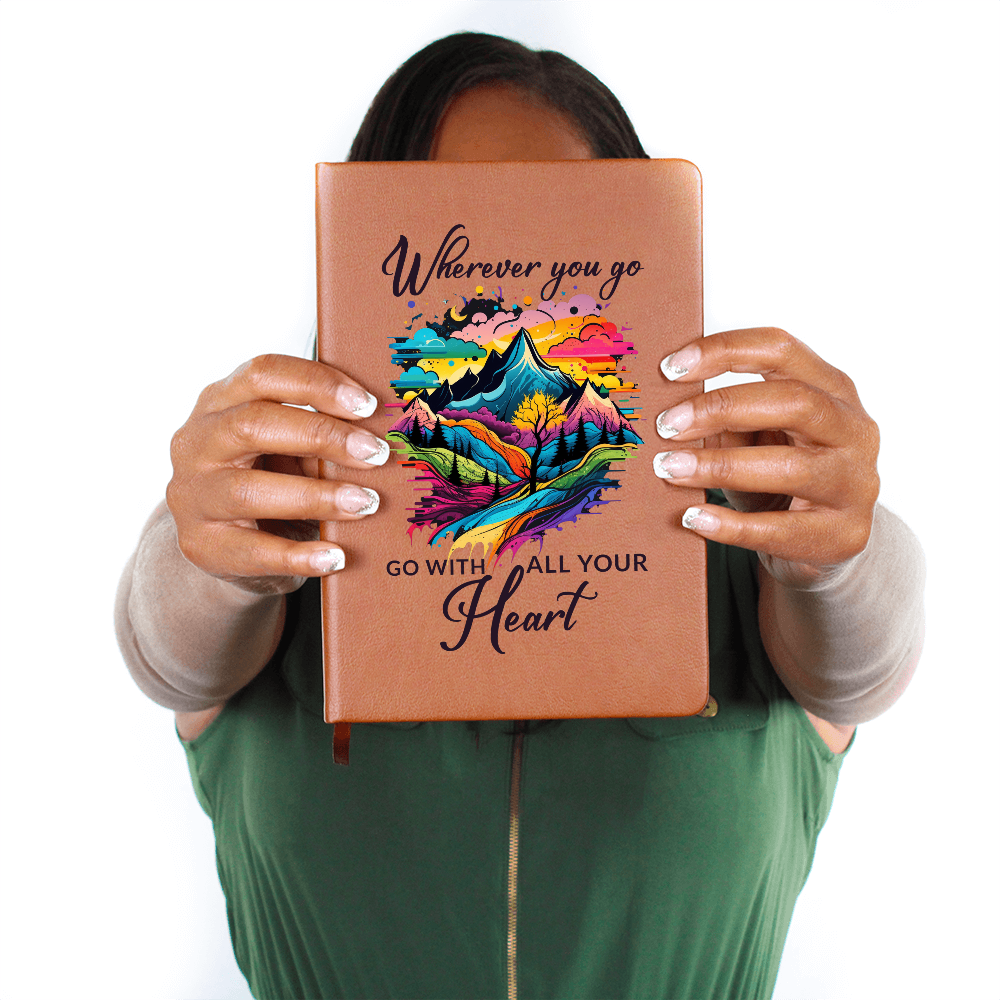 Wherever You Go, Go With All Your Heart Personalized Graphic Journal