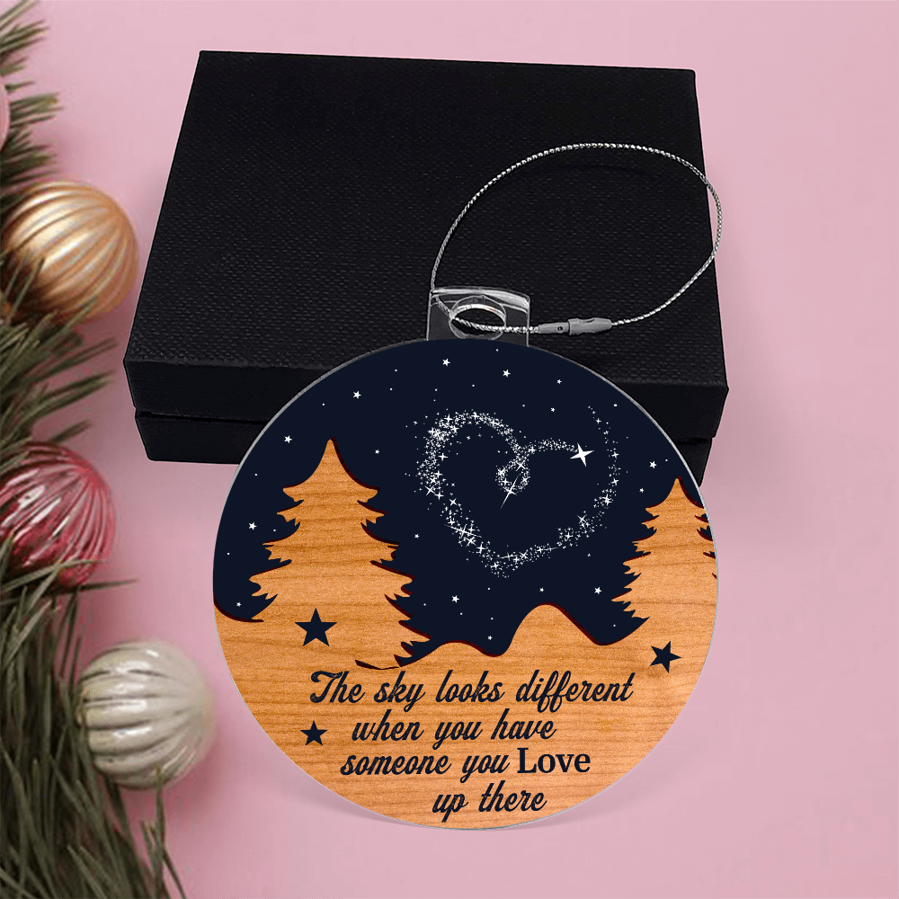 The Sky Looks Different – Memorial Keepsake Ornament