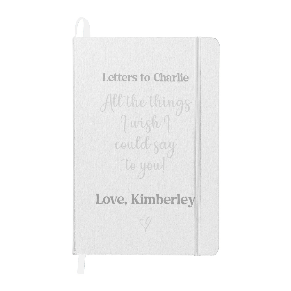 Letters to Someone You Miss Memorial Journal – All the Things I Wish I Could Say to You