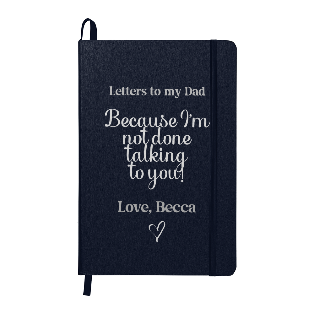 Letters to Dad Memorial Journal – Because I'm Not Done Talking to You