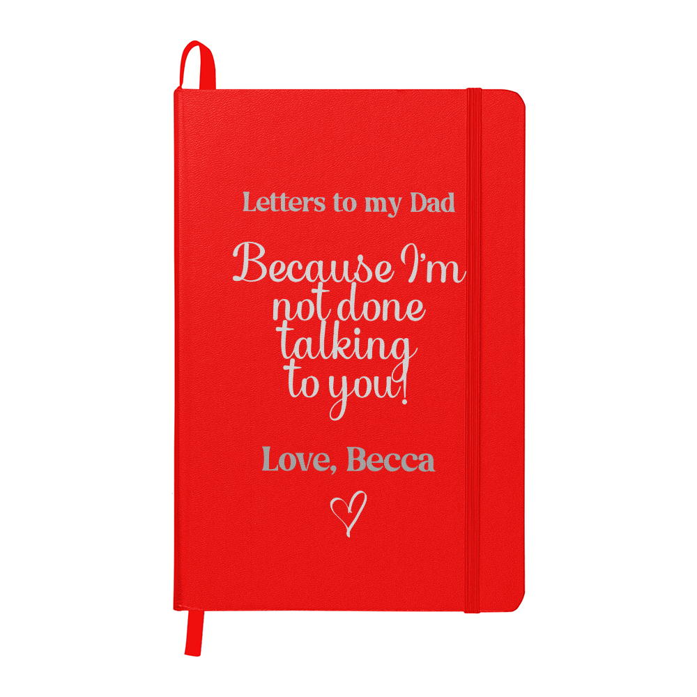 Letters to Dad Memorial Journal – Because I'm Not Done Talking to You