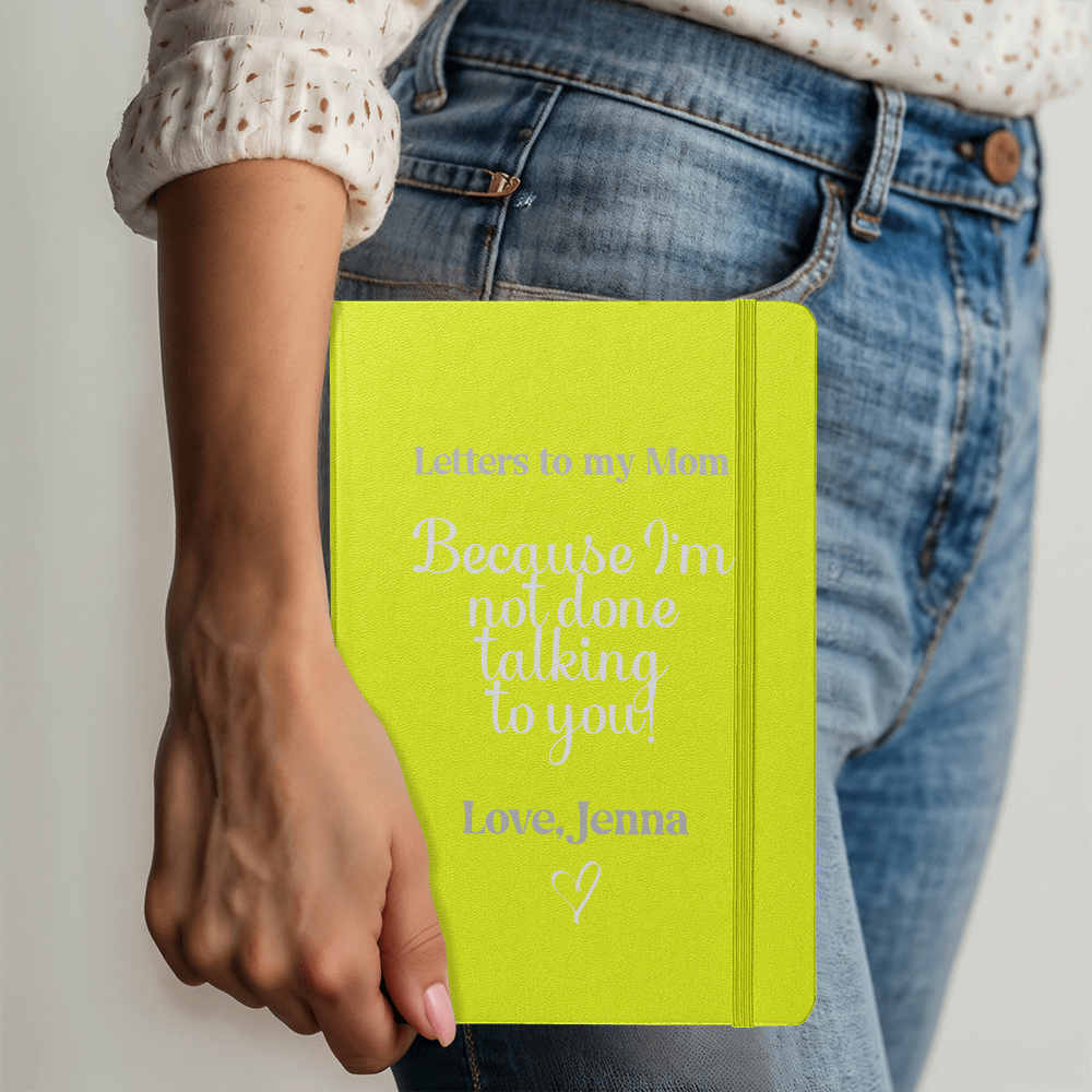 Letters to My Mom Memorial Journal – Because I'm Not Done Talking to You