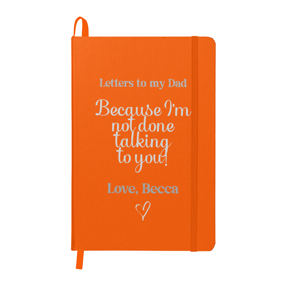 Letters to Dad Memorial Journal – Because I'm Not Done Talking to You