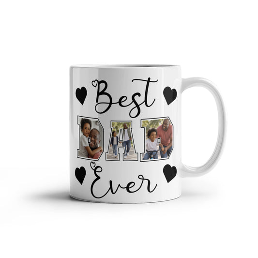 Personalized DAD Photo Collage Mug