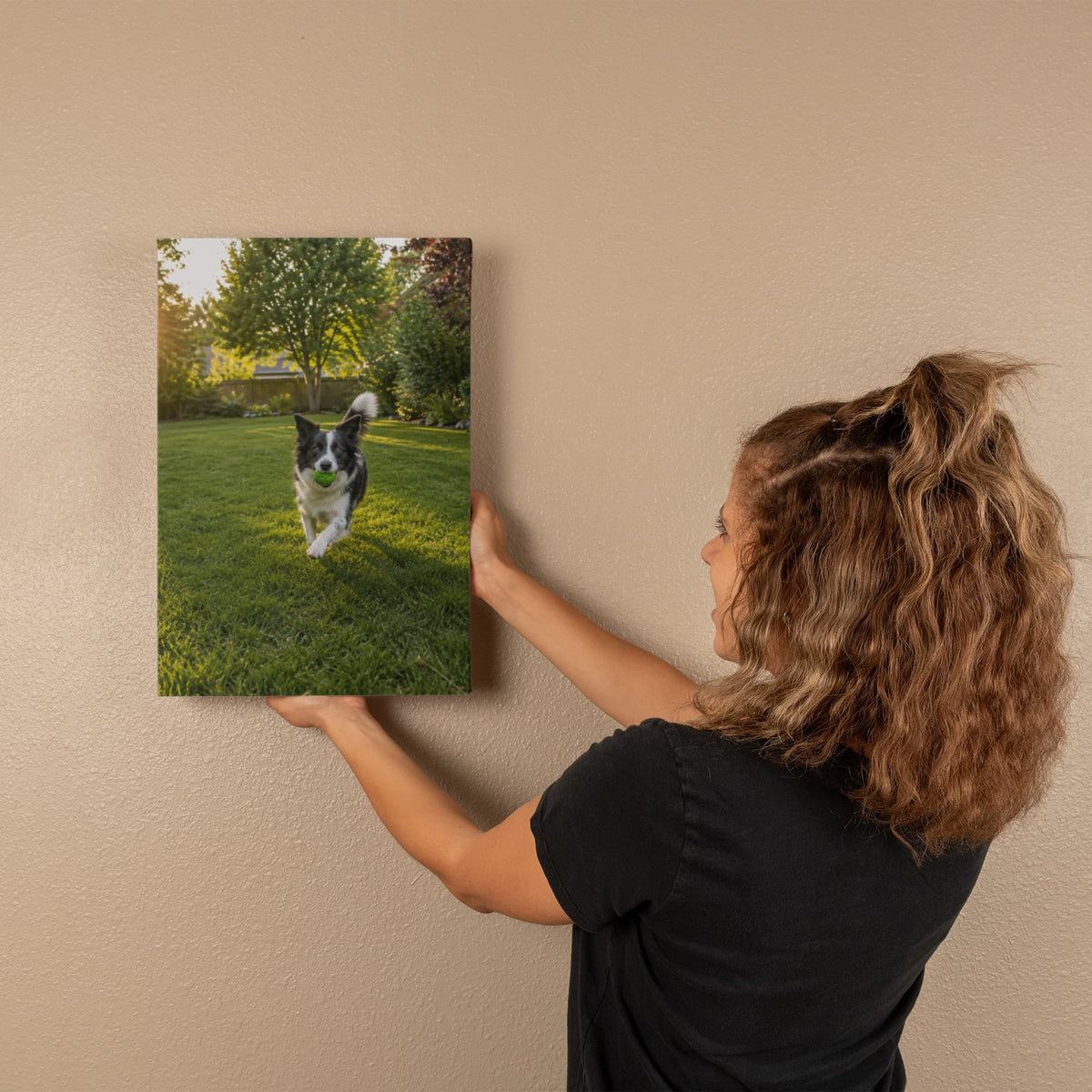 Custom  Pet Lovers Picture Wall Art Canvas