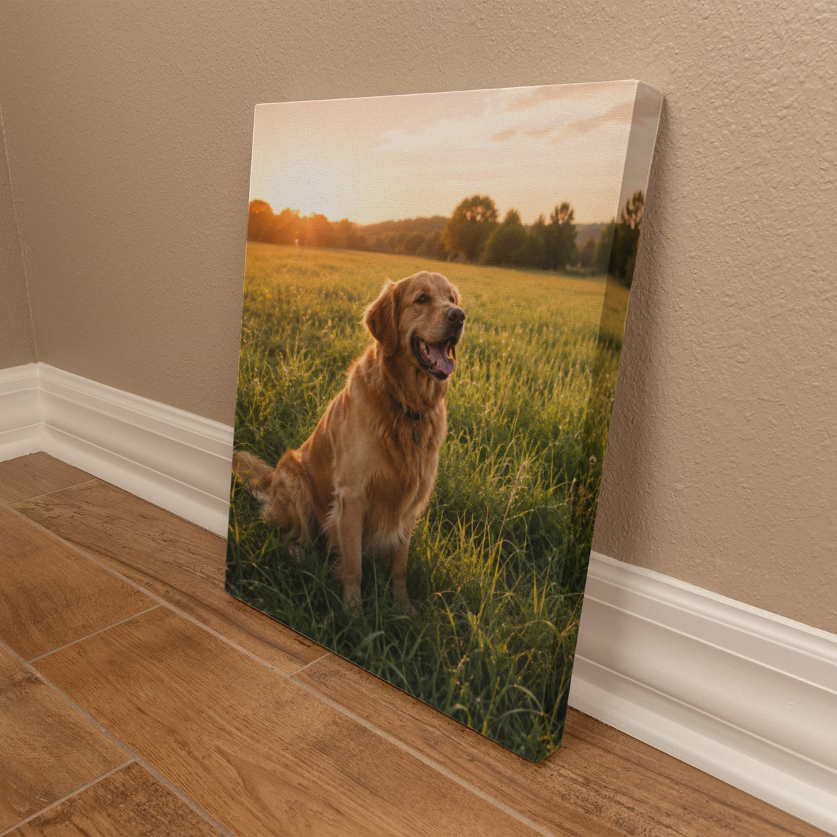 Custom  Pet Lovers Picture Wall Art Canvas
