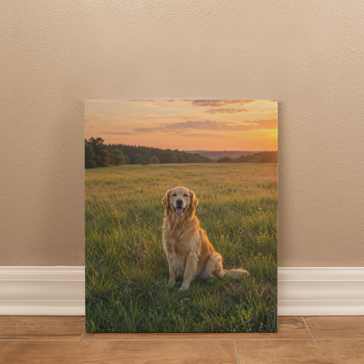 Custom  Pet Lovers Picture Wall Art Canvas