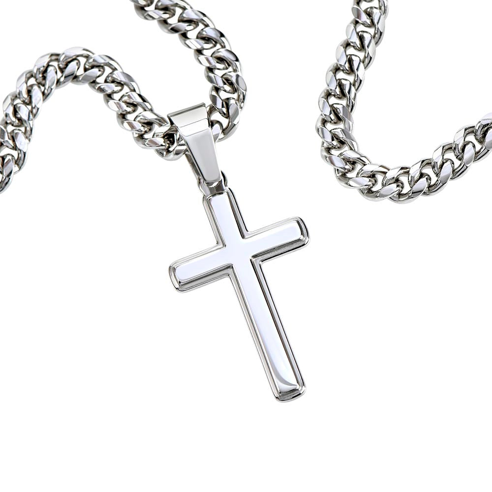To My Husband – Forever Yours Cross Necklace from Wife