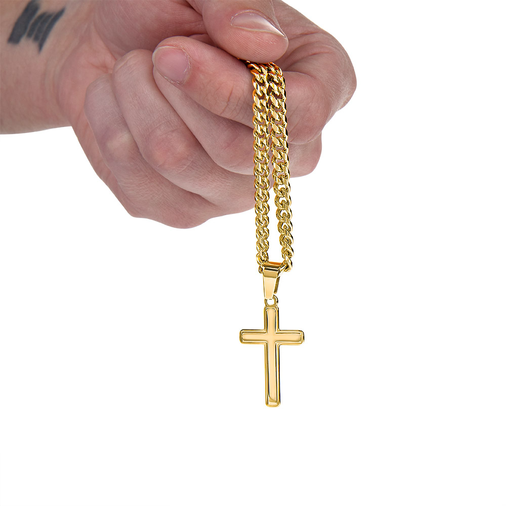 To My Husband – Forever Yours Cross Necklace from Wife