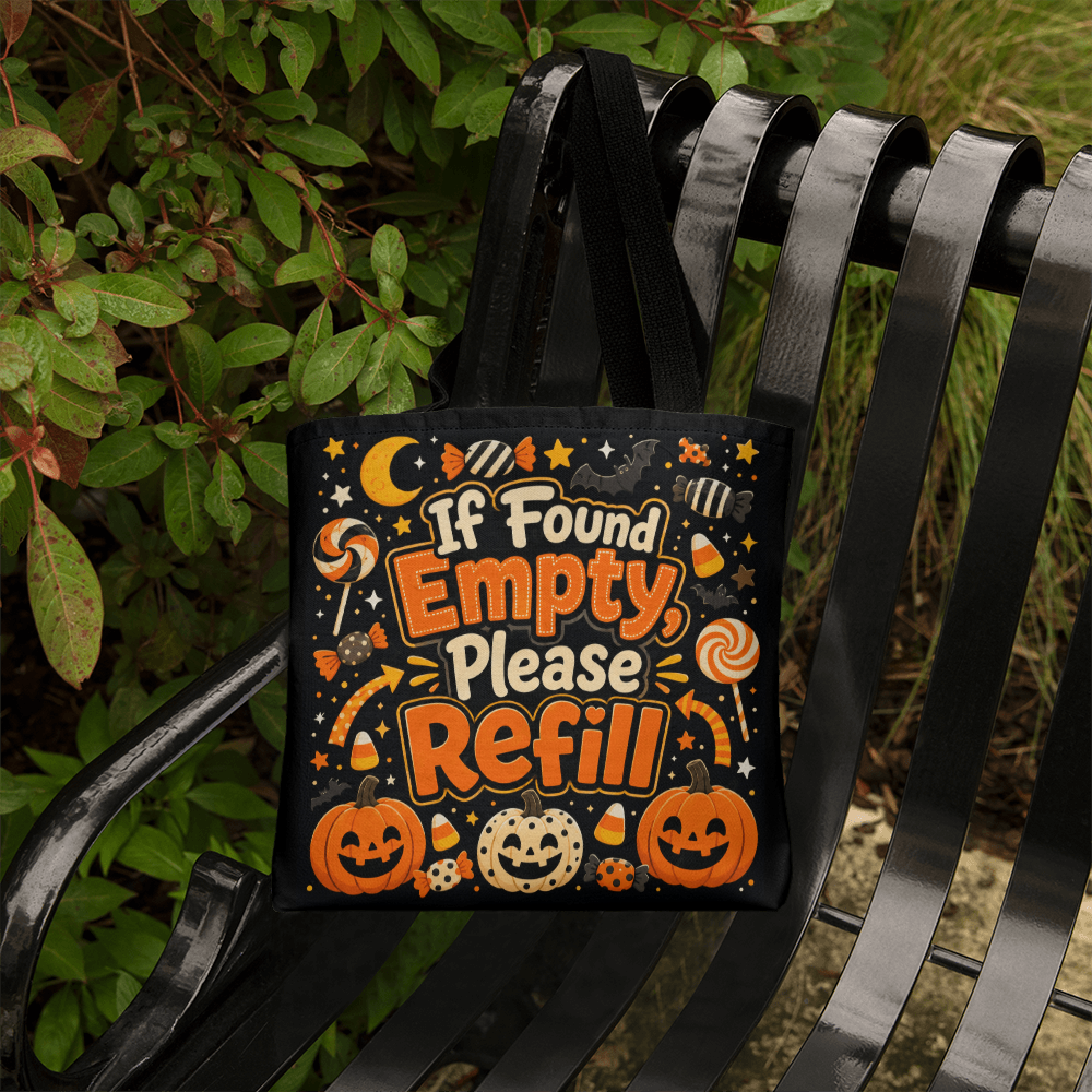 Personalized Official Candy Collector Halloween Tote Bag
