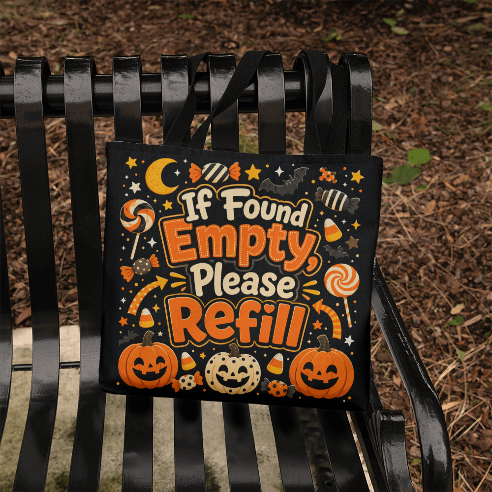Personalized Official Candy Collector Halloween Tote Bag