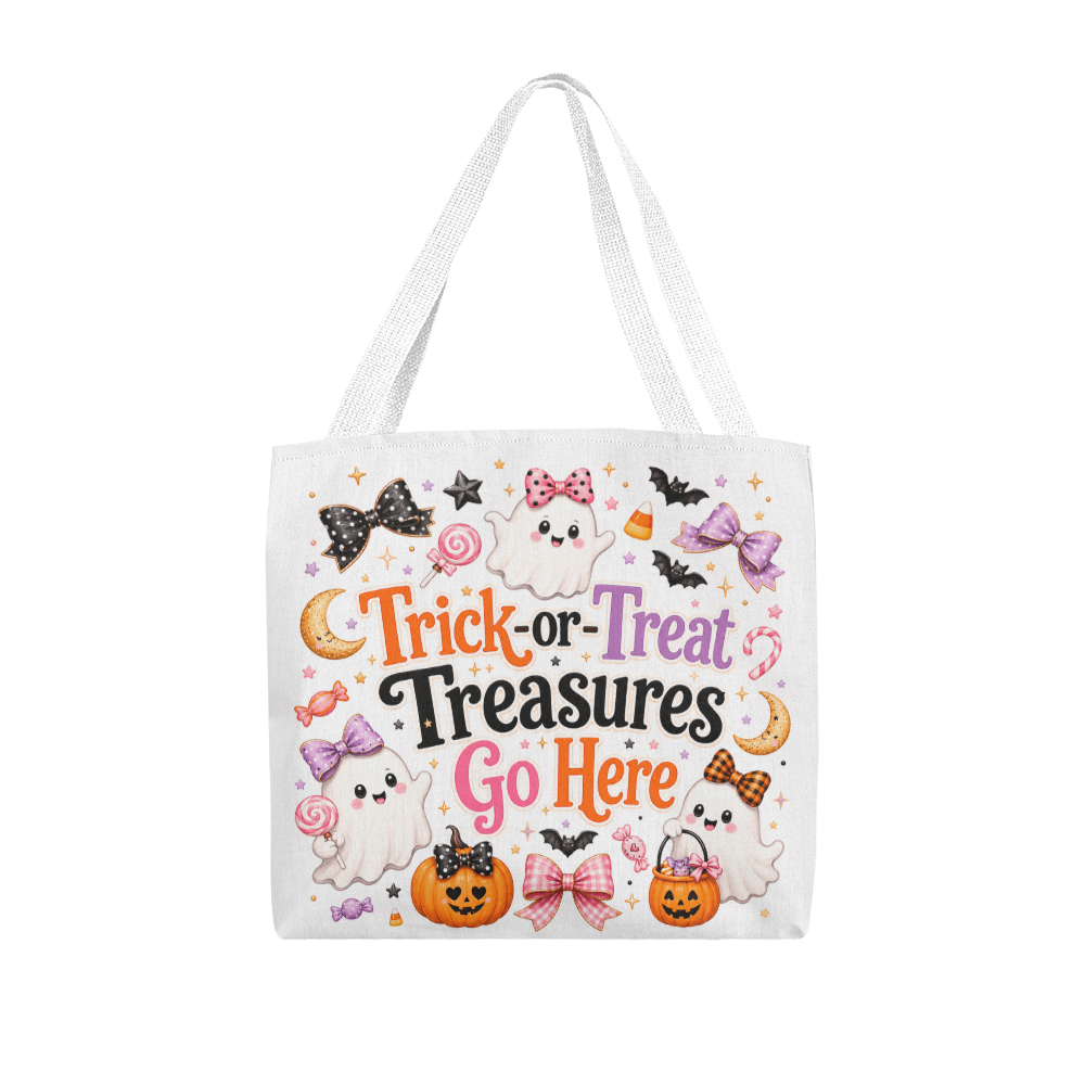 Personalized Little Boo on the Go Halloween Tote Bag