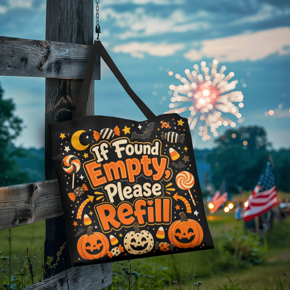 Personalized Official Candy Collector Halloween Tote Bag